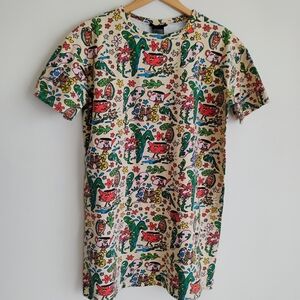 Nooworks Bug Out Tee Shirt Dress Unisex Art Basel Festival LARGE